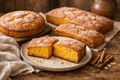 Coca de calabaza asada terminada con decoración