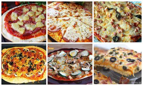 Pizzas familiares y sus ingredientes