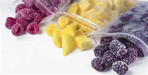 Frutas congeladas para helados