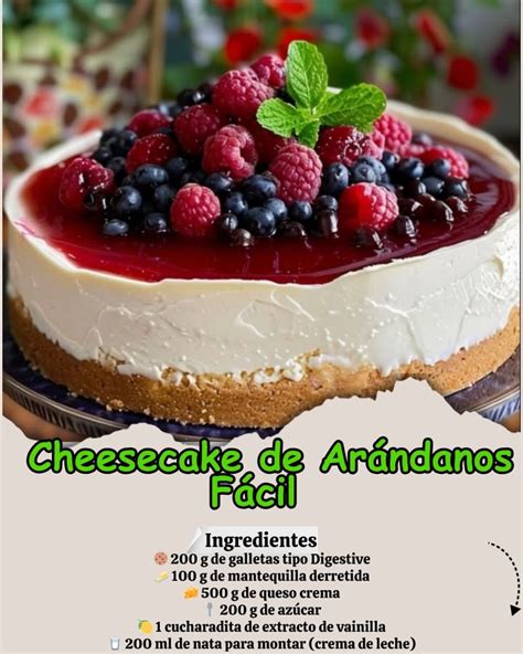 Preparación del relleno con arándanos frescos y maicena