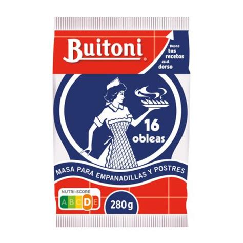 Obleas Buitoni en su empaque original
