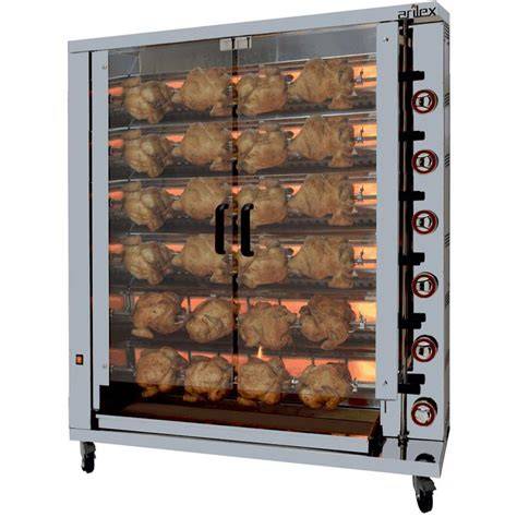 Fachada de un asador de pollos tradicional