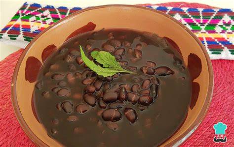 Esquema de ingredientes clave para frijoles guisados