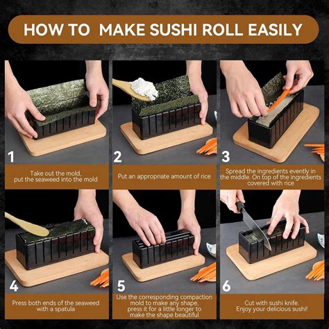 Preparación de sushi en cubetas de hielo