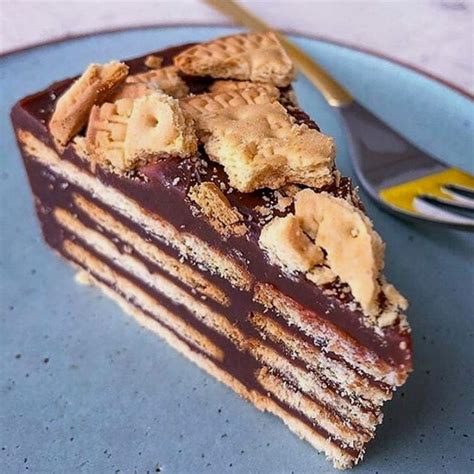 Marquesa de chocolate venezolana en porción