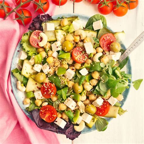 Vegetales frescos para ensaladas