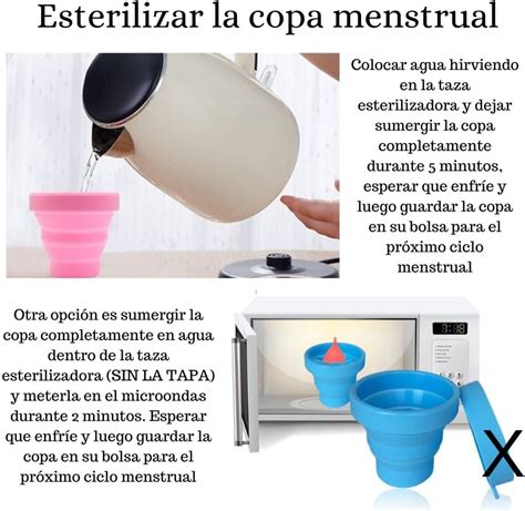 Esterilizador de copa menstrual para microondas