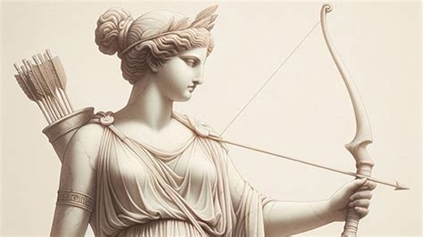 Representación de la diosa Artemisa en la antigua Grecia.