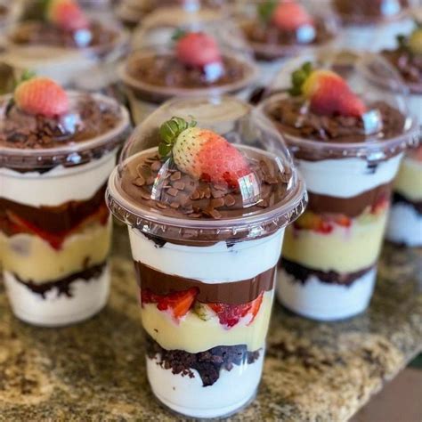 Postres creativos en vaso