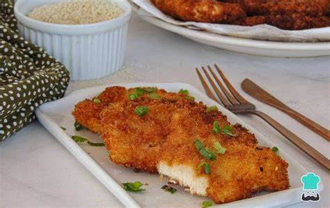 comparativa entre pollo con panko y pollo con chips