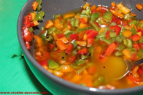 Vinagreta de pimientos