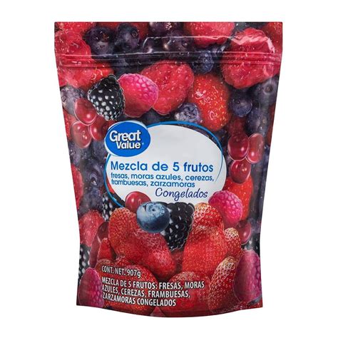 frutos rojos variados frescos y congelados