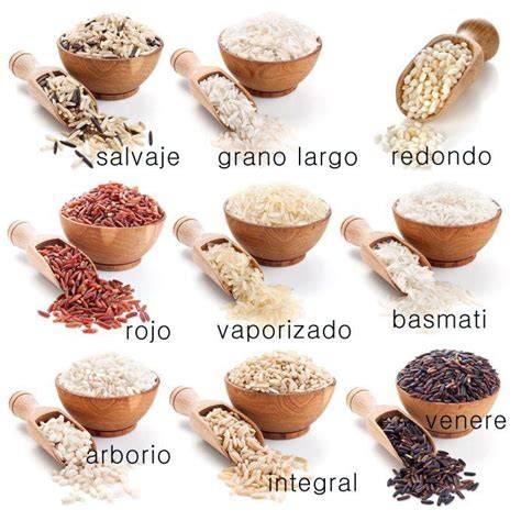 Variedades de arroz y sus usos culinarios