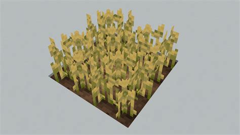 Cultivo de trigo en Minecraft