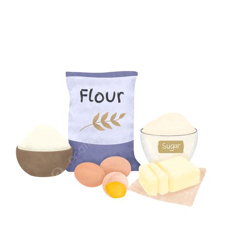 Ingredientes básicos para repostería: huevos, azúcar y harina
