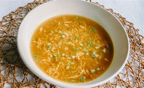 Ingredientes de la sopa de huevo china