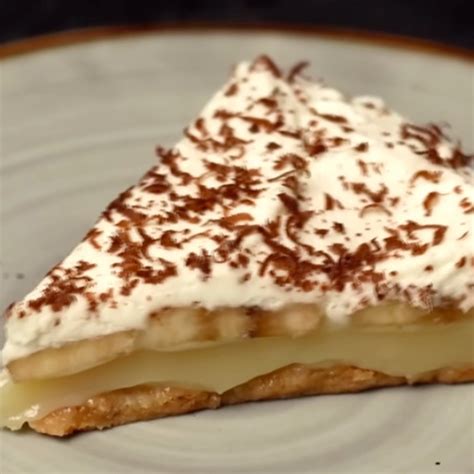 Tarta de plátano y galletas sin horno