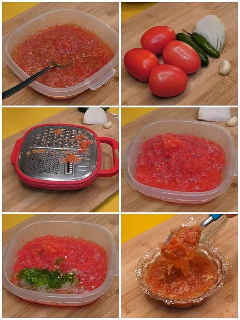 Ingredientes frescos: jitomates, cebolla y ajo listos para la salsa