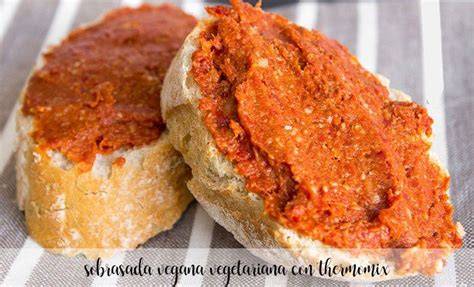 Ingredientes para sobrasada vegana con Thermomix