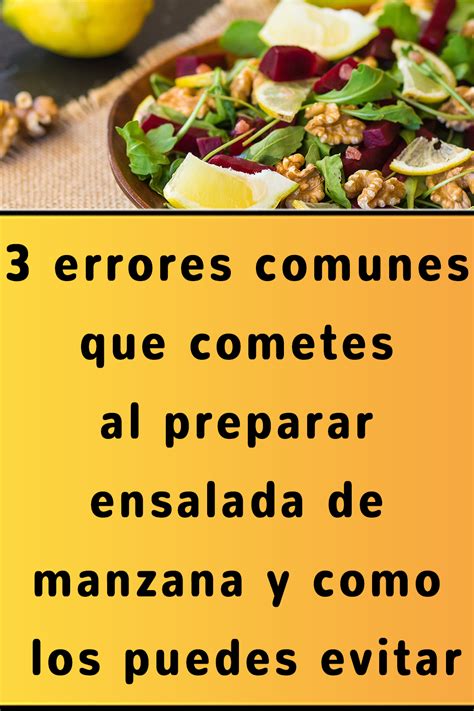 Infografía: Errores comunes al aliñar ensaladas