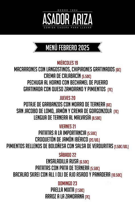 Fachada de Asador Ariza en Zamora