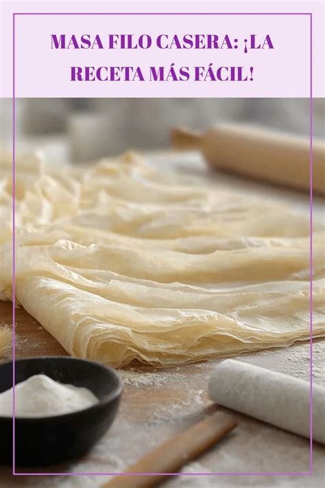 Almacenamiento de masa filo en el refrigerador