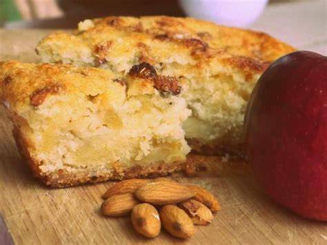 Torta de manzana y coco sin harina