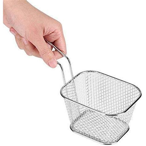 Cesta de freidora de acero inoxidable