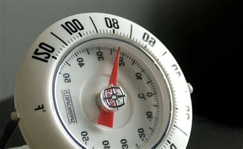 Termómetro para controlar la temperatura de la masa madre