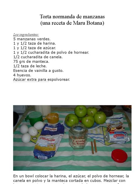 Torta Normanda de manzanas