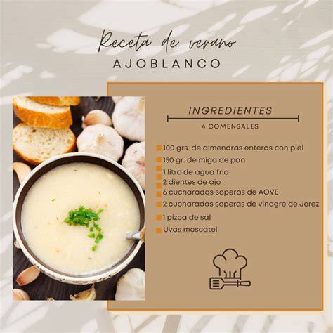 Mortero con ingredientes para ajoblanco