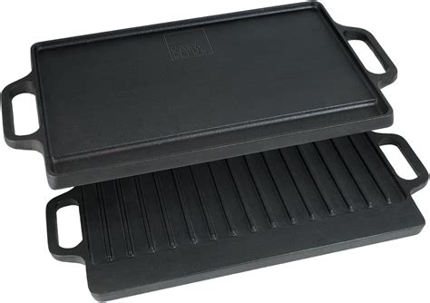 Plancha de hierro fundido para asar carne