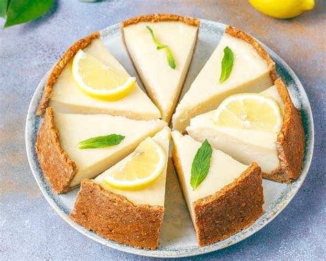 Tarta de limón sin horno