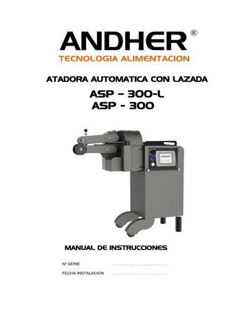 Atadora automática ANDHER ASP-300 L en funcionamiento