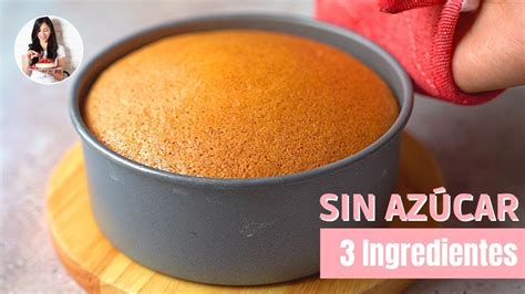 Ingredientes para bizcocho sin azúcar