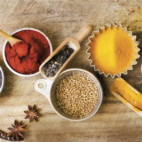 Especias de curry y sus ingredientes