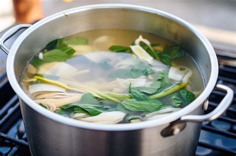 Proceso de cocción del caldo