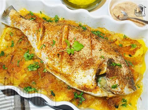 Ingredientes para dorada al horno