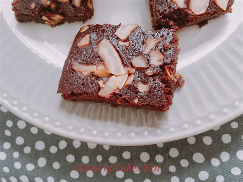 Brownie de harina de coco