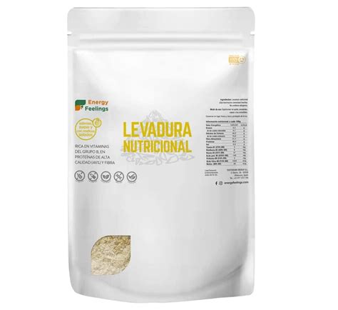 Tabla nutricional de la levadura