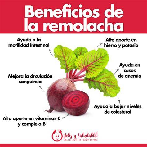 Infografía: Beneficios para la salud de la remolacha