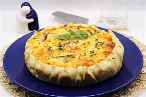 Pastel salado de coliflor y queso