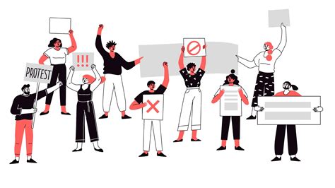 Ilustración de activismo digital y resistencia contemporánea