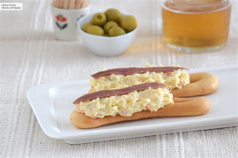 Marinera murciana, una popular tapa con ensaladilla rusa