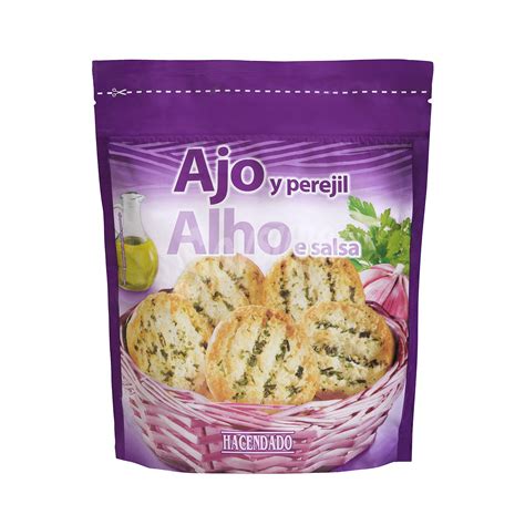 Paquete de tostadas de ajo y perejil Hacendado