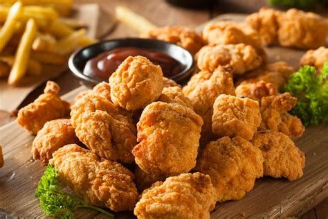 Ingredientes para palomitas de pollo caseras