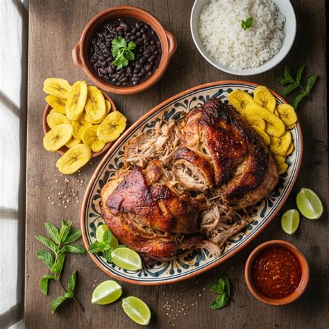 Carne de cerdo dorada