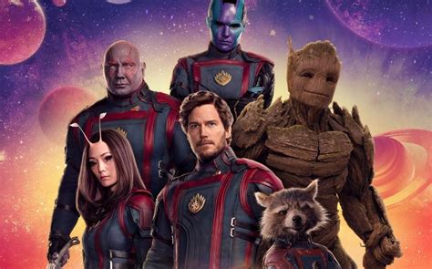 Equipo de Guardianes de la Galaxia en acción