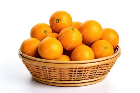 Cesta de naranjas valencianas frescas