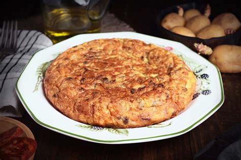 Ingredientes de la Tortilla del Sacromonte